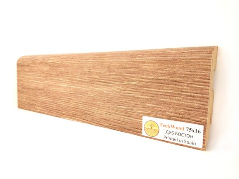 Плинтус МДФ TECKWOOD прямой Дуб Бостон 75х16х2150